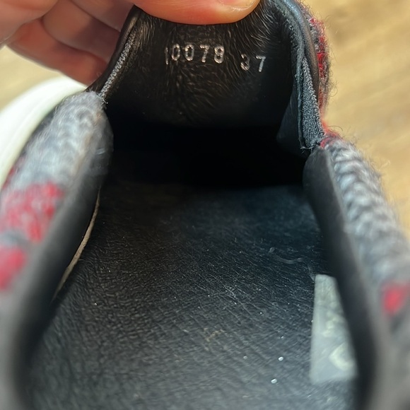 Joshua Sanders Plaid Slip On Sneakers Size 37/7 - Picture 7 of 7